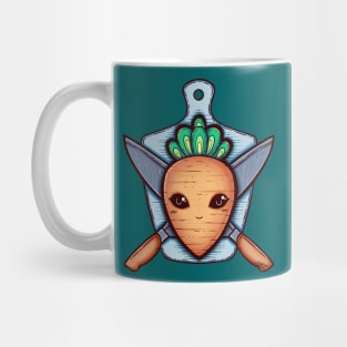 Carrot and Knife Coat of Arms Mug